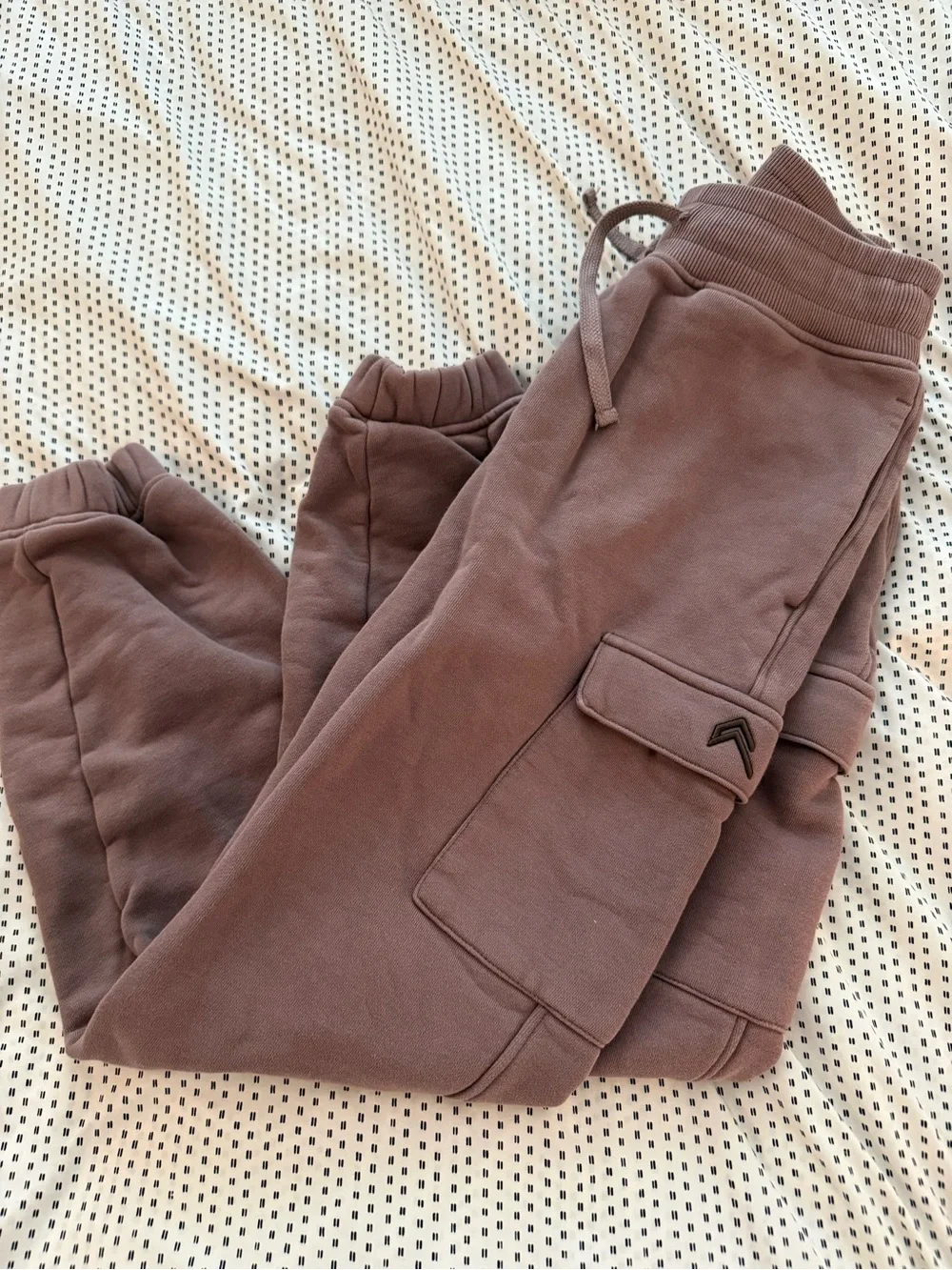 Oner Active All Day Cargo Joggers in Cool Brown - Picture 3 of 4